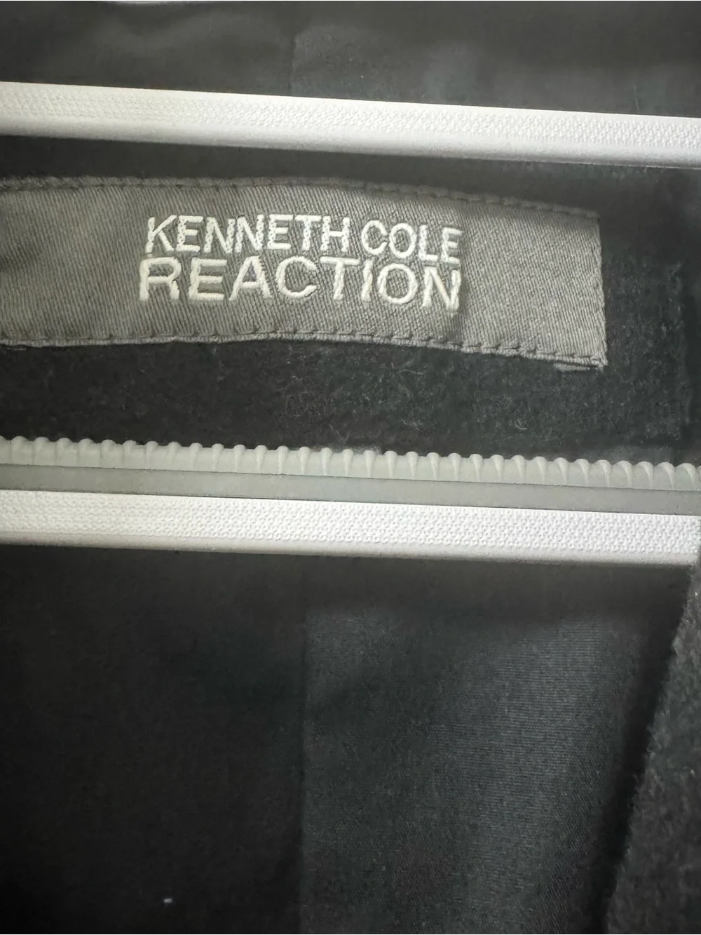 Kenneth Cole Reaction Men’s Black Long Sleeve Wool Quilted Jacket Size Small